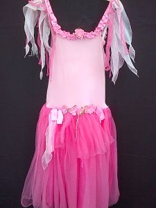 Kids Costumes to Hire - Pink Rose Fairy Dress